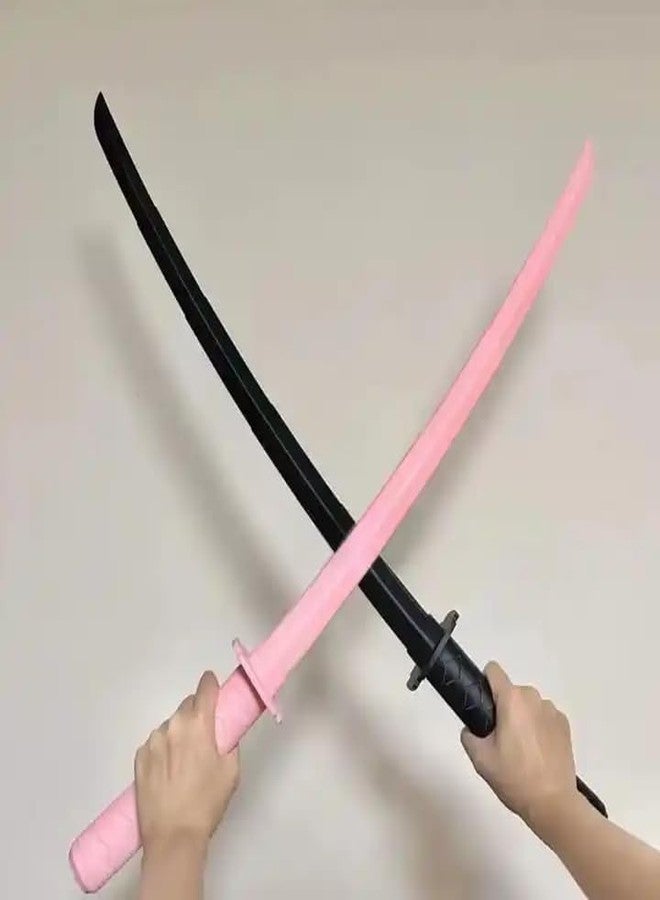 ASBK Plastic Weapon Toy Collection School Play Drama or Party Dress up Kids Toy Weapon Collection for Boys and Girls Age 8+ (Pink Katana Sword) - Image 5